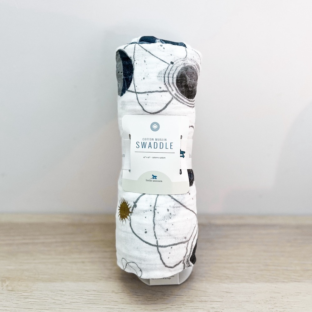 Outer Space Cotton Muslin Swaddle